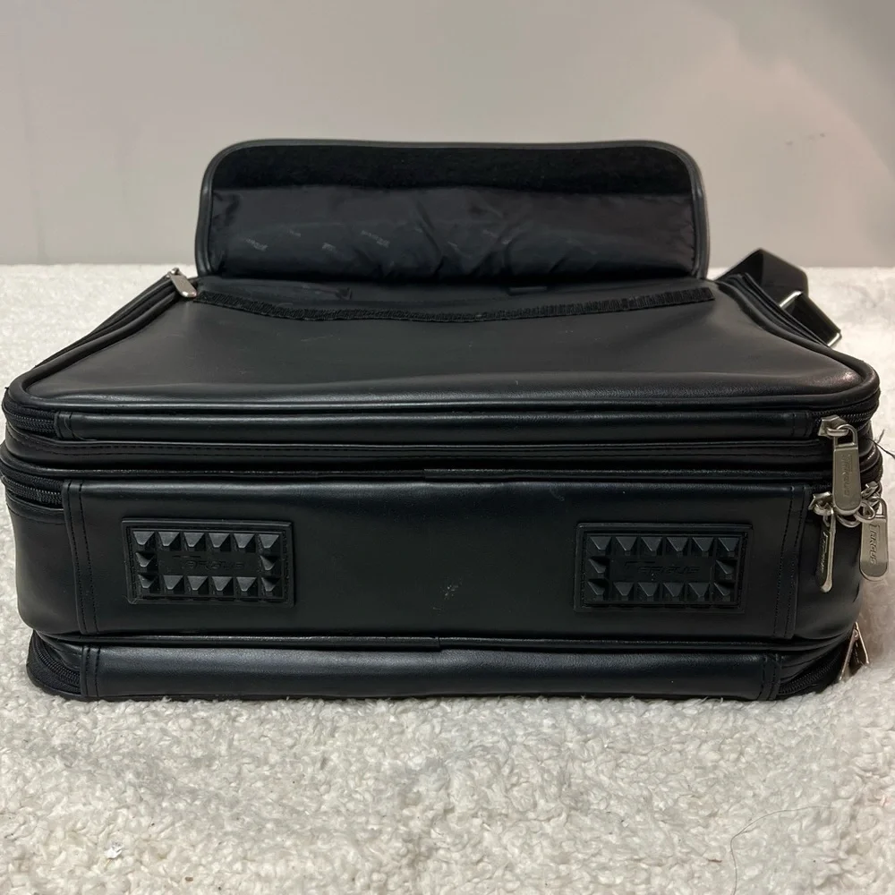 Targus Genuine Leather Computer Laptop Briefcase Tote Bag